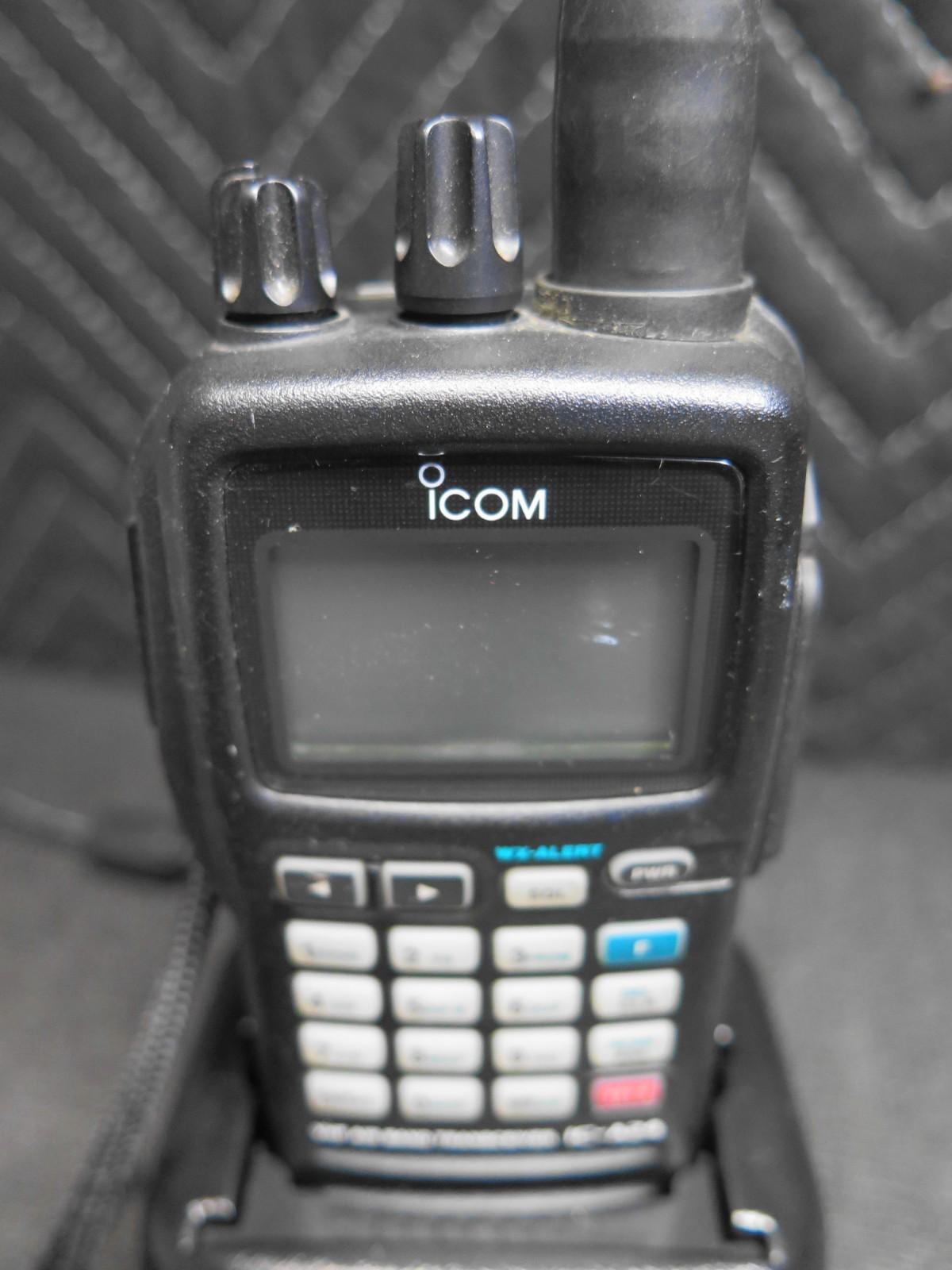 ICOM IC-A24 VHF Air Band Transceiver Aviation Handheld Radio w/Charger