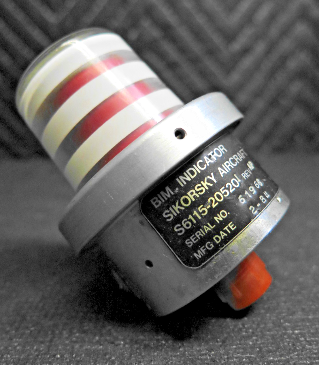 Sikorsky Aircraft BIM Indicator S6115-20520 Rev AP - RED for UH-60 Black Hawk