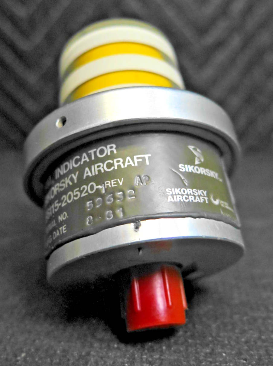 Sikorsky Aircraft BIM Indicator S6115-20520 Rev AP - Yellow for UH-60 Black Hawk