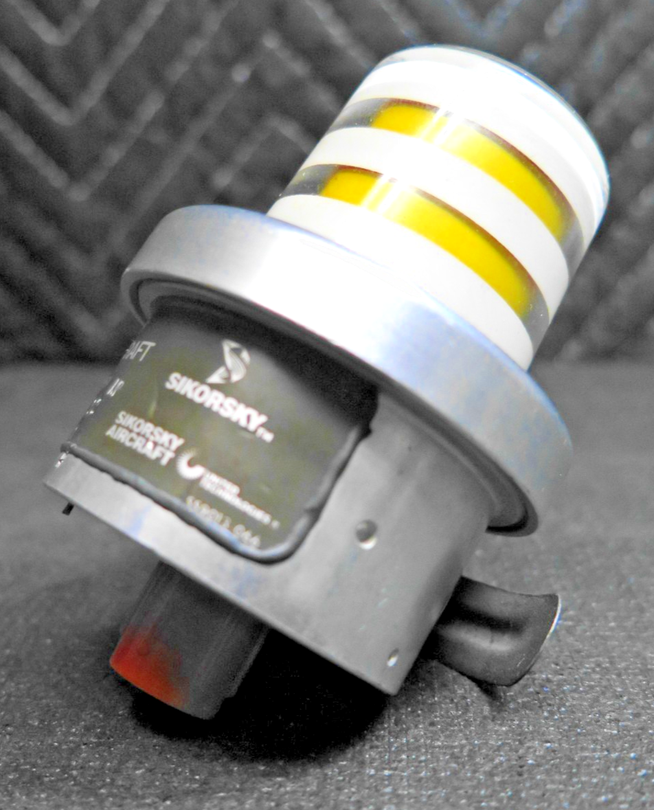 Sikorsky Aircraft BIM Indicator S6115-20520 Rev AP - Yellow for UH-60 Black Hawk