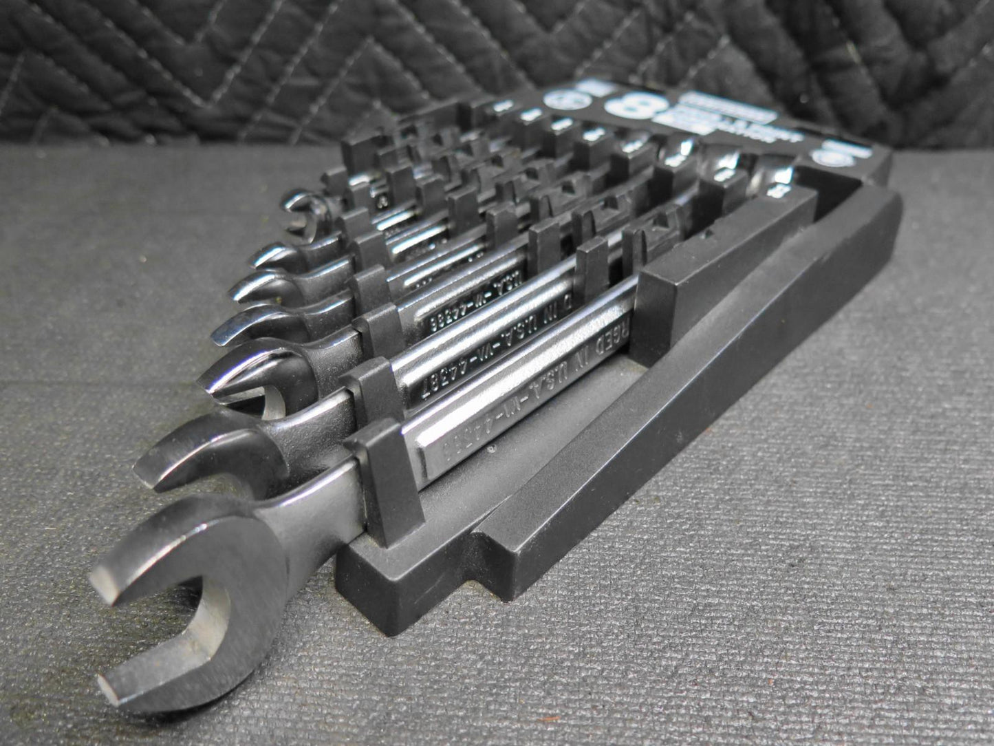 Craftsman 8 Piece Six Point Combination Wrench Set #46988 Vintage U.S.A. SAE