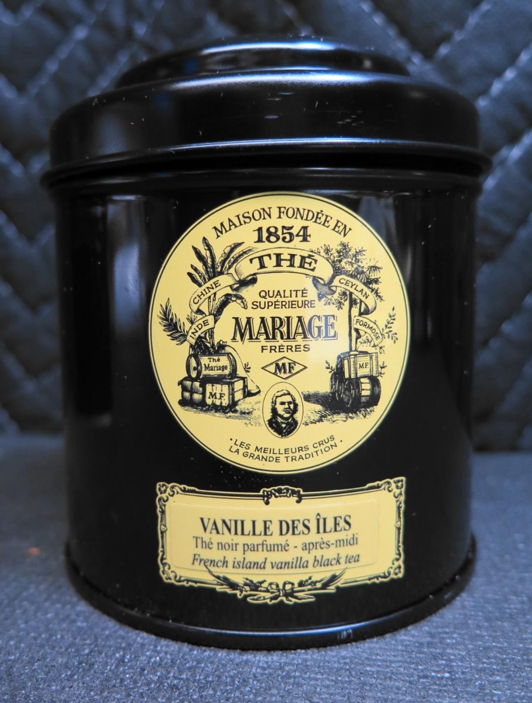 AGED MAISON FONDEE EN 1854 Mariage Casablanca FULL SEALED Tea Tin Caddy - 2006