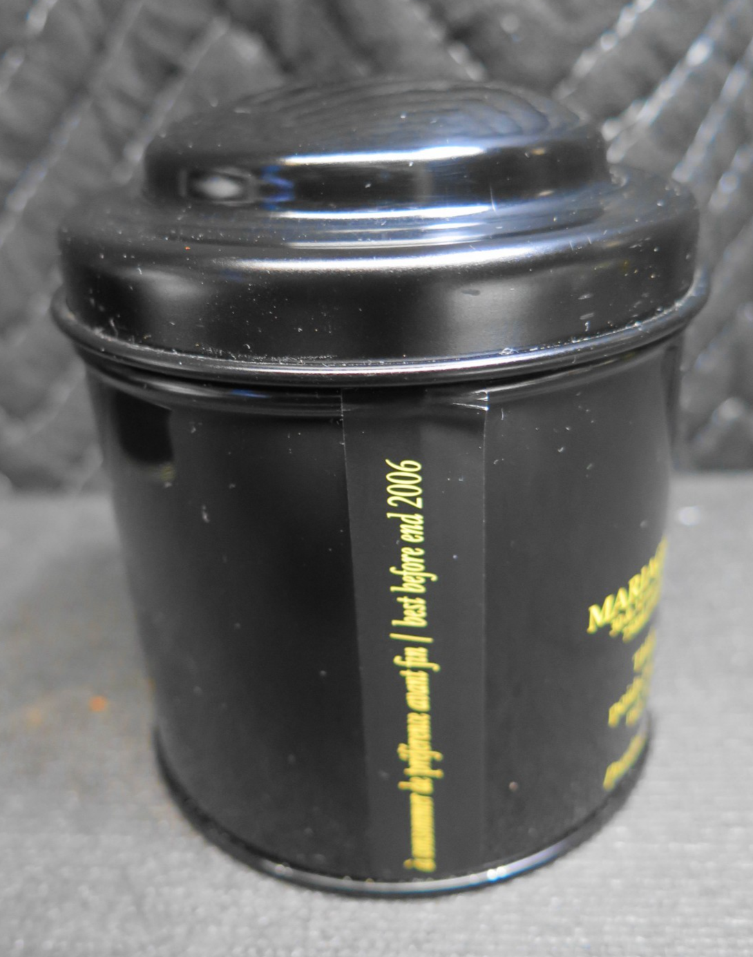 AGED MAISON FONDEE EN 1854 Mariage Casablanca FULL SEALED Tea Tin Caddy - 2006