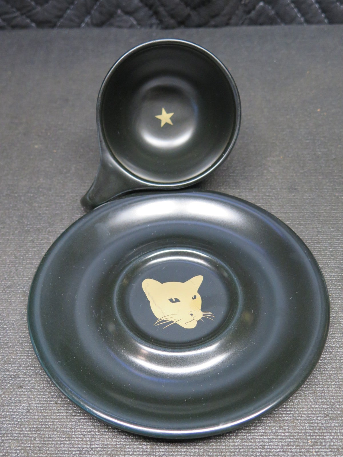Rare Intelligentsia Coffee Black Cat Project by NotNeutral Latte Cup & Saucer 2