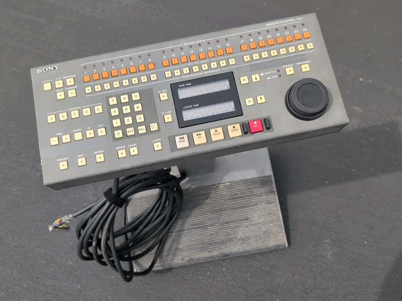 SONY SU-224 REM0TE CONTROL & AUTOLOCATOR FOR THE SONY APR-24 24 TRACK 2"