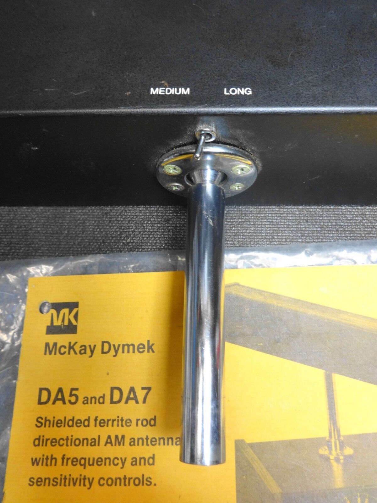 Ultra Rare MCKAY DYMEK DA-7 AMPLIFIED ANTENNA LW 150-300 kHz AM MW 540-1605 kHz