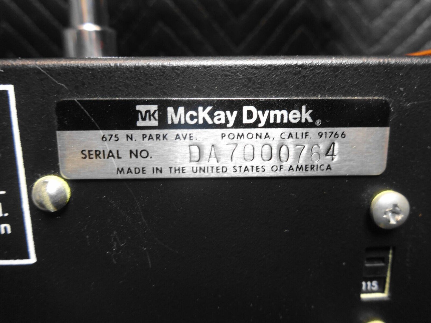 Ultra Rare MCKAY DYMEK DA-7 AMPLIFIED ANTENNA LW 150-300 kHz AM MW 540-1605 kHz