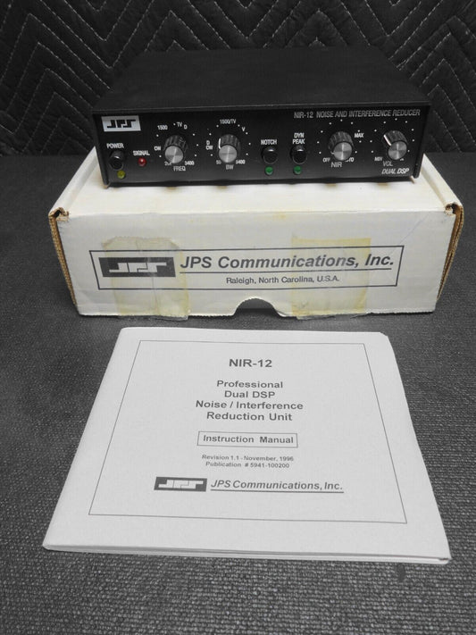 JPS NIR-12 Dual DSP Noise and Interference Reducer w/ Box & Manual