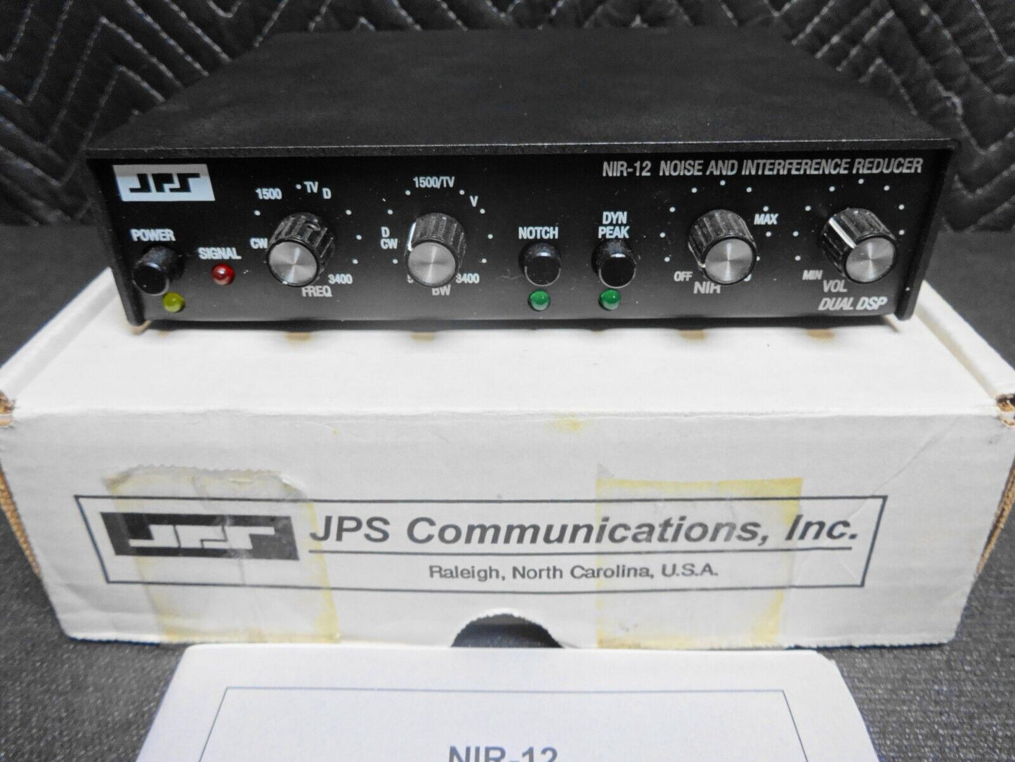 JPS NIR-12 Dual DSP Noise and Interference Reducer w/ Box & Manual