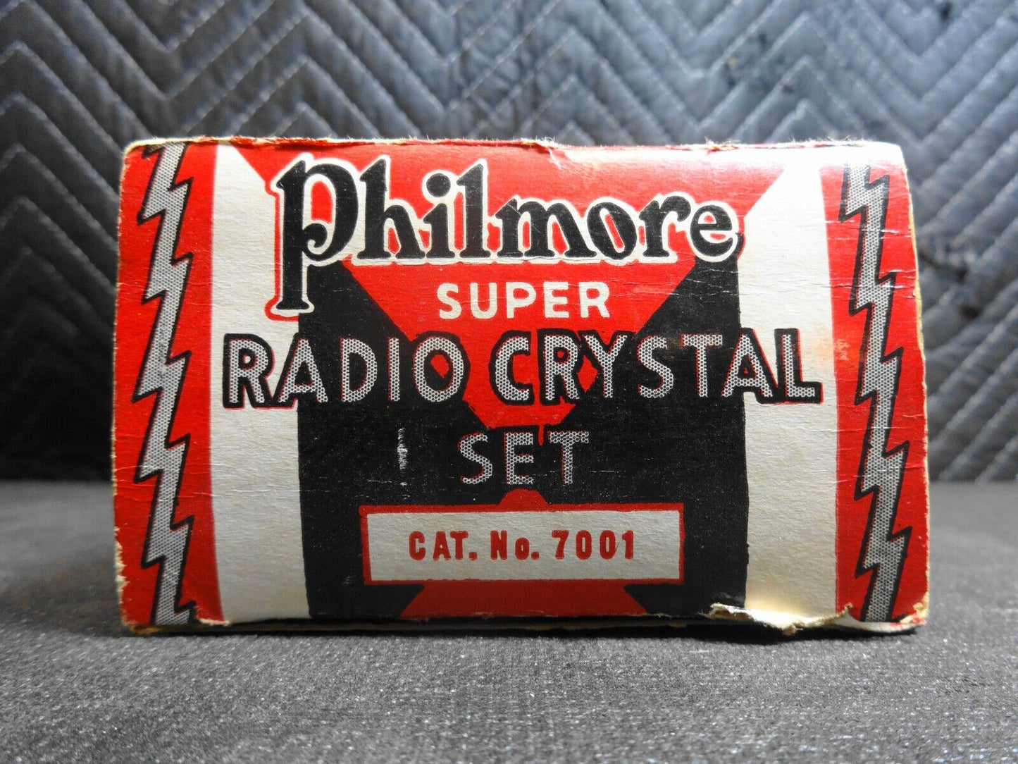 PHILMORE SUPER RADIO CRYSTAL SET DETECTOR No 7001 W/ BOX