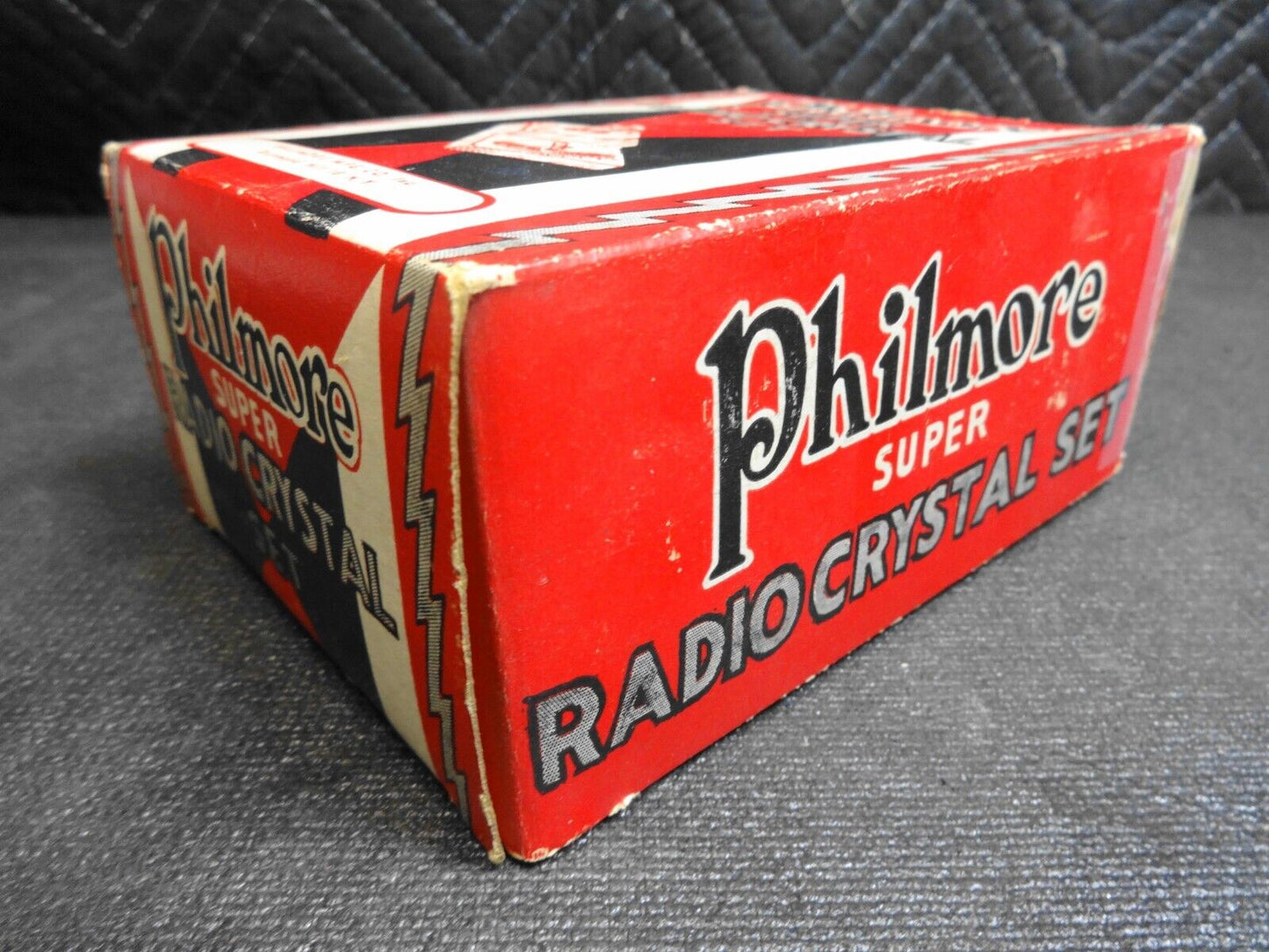 PHILMORE SUPER RADIO CRYSTAL SET DETECTOR No 7001 W/ BOX