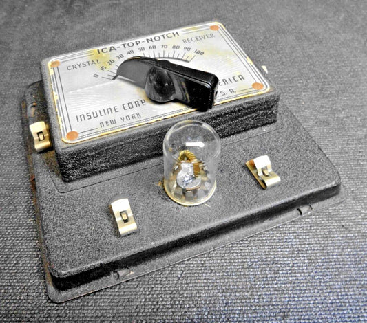 ICA-TOP-NOTCH Insuline Crystal Radio Receiver - New York - Circa 1920 / 1930