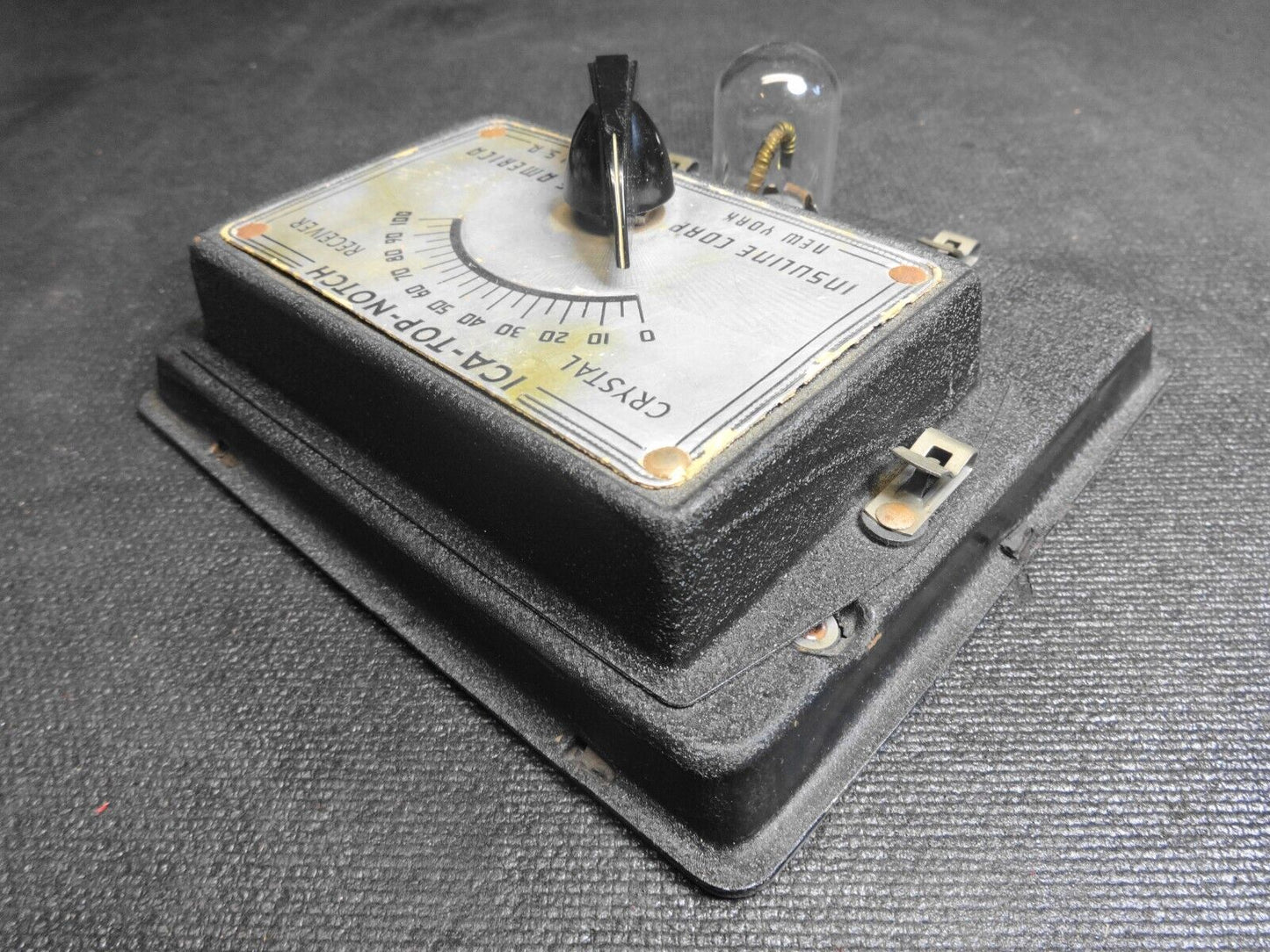 ICA-TOP-NOTCH Insuline Crystal Radio Receiver - New York - Circa 1920 / 1930