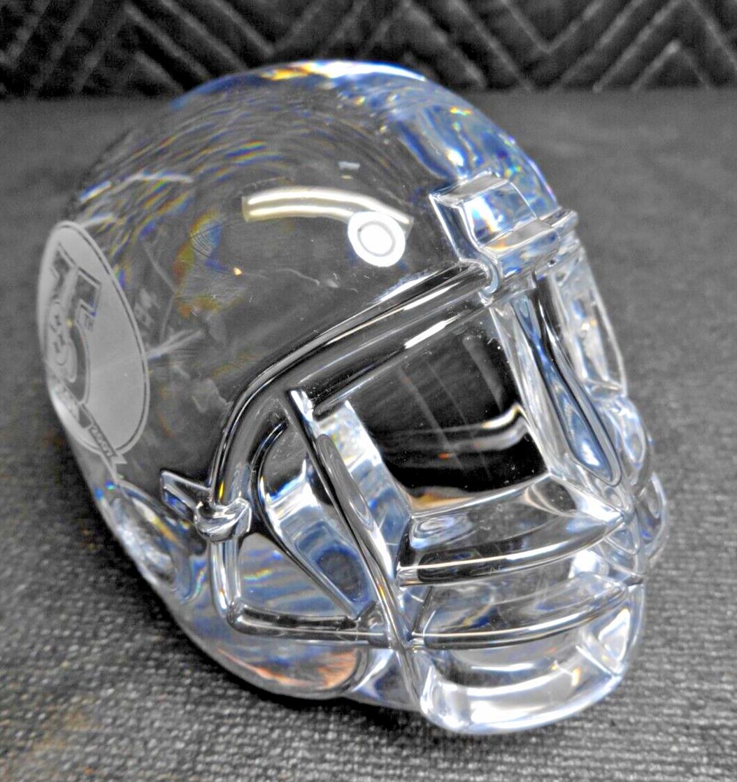 TIFFANY AND CO PITTSBURGH STEELERS NFL FOOTBALL TEAM CRYSTAL HELMET 75TH SEASON