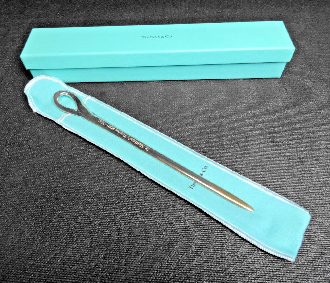 Tiffany & Co. Sterling Silver Elsa Peretti Padova  Letter Opener w/ Box