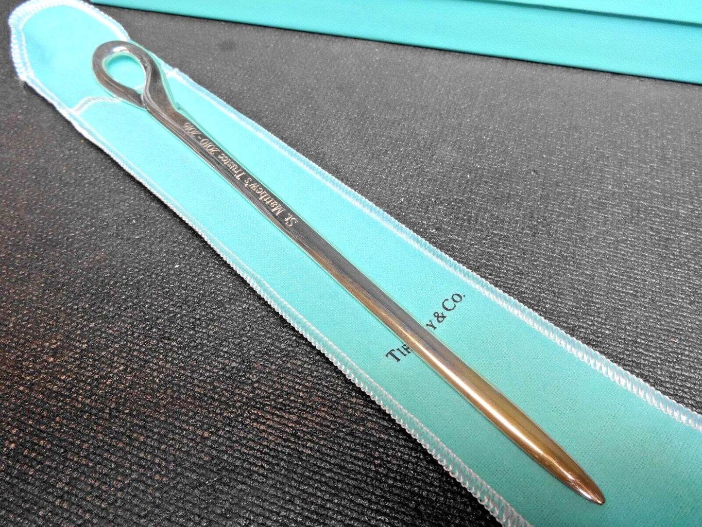 Tiffany & Co. Sterling Silver Elsa Peretti Padova  Letter Opener w/ Box