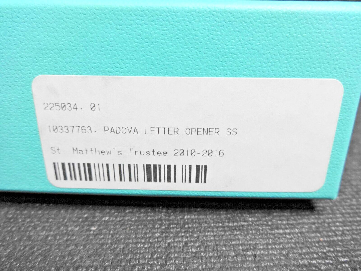 Tiffany & Co. Sterling Silver Elsa Peretti Padova  Letter Opener w/ Box