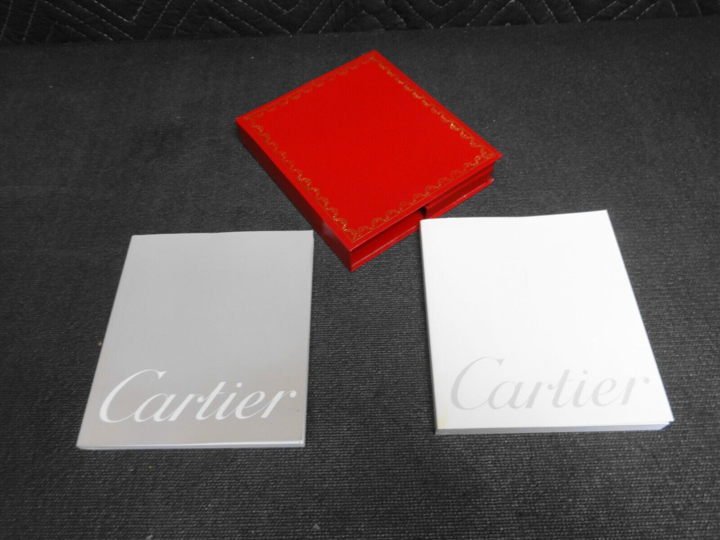 Cartier Watch Box Case CO 1018 Ladies Red Card Case Genuine LI-1061