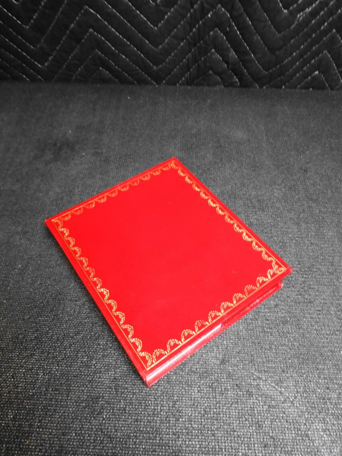 Cartier Watch Box Case CO 1018 Ladies Red Card Case Genuine LI-1061