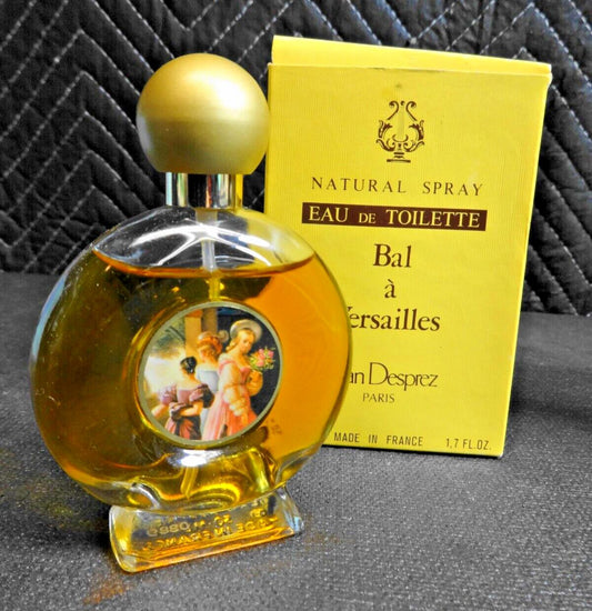 VINTAGE NIB JEAN DESPREZ PARIS BAL A VERSAILLES EAU DE TOILETTE  SPRAY 1.7 FL OZ