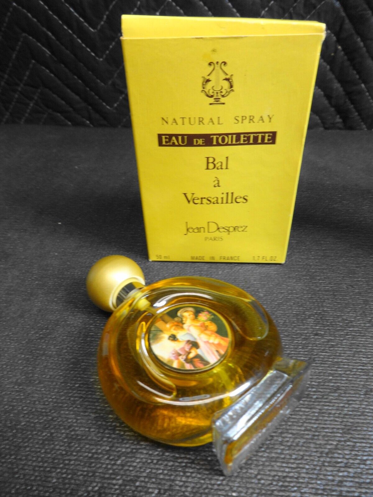 VINTAGE NIB JEAN DESPREZ PARIS BAL A VERSAILLES EAU DE TOILETTE  SPRAY 1.7 FL OZ