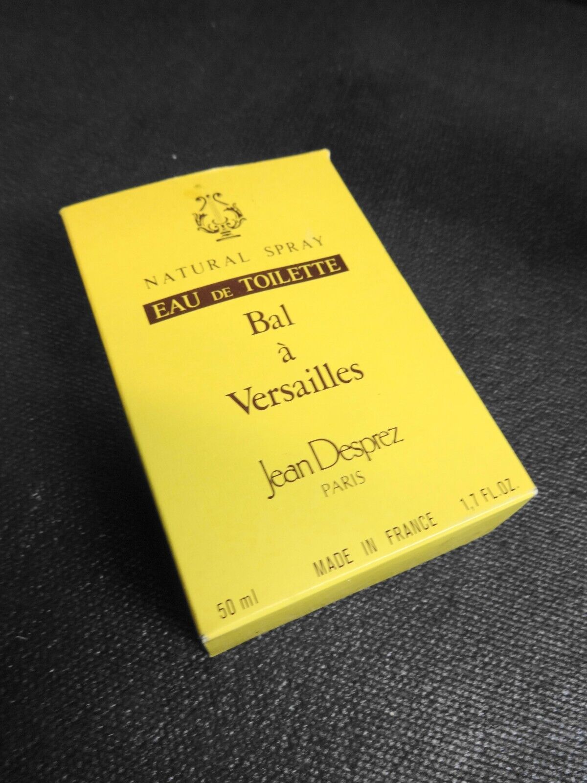 VINTAGE NIB JEAN DESPREZ PARIS BAL A VERSAILLES EAU DE TOILETTE  SPRAY 1.7 FL OZ