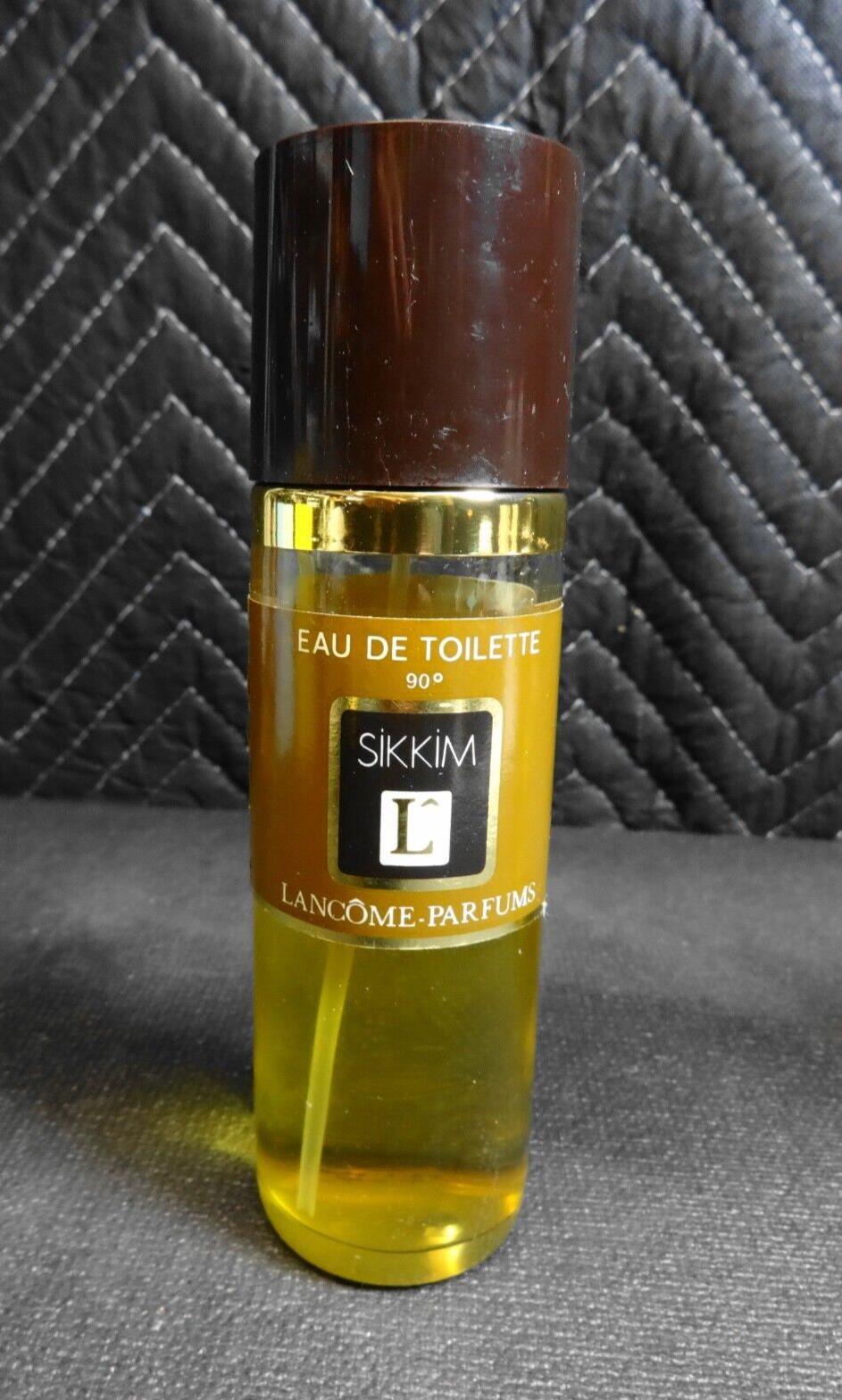 Vintage LANCOME SIKKIM Eau de Toilette ORIGINAL FORMULA 4.5OZ Spray RARE - 85%