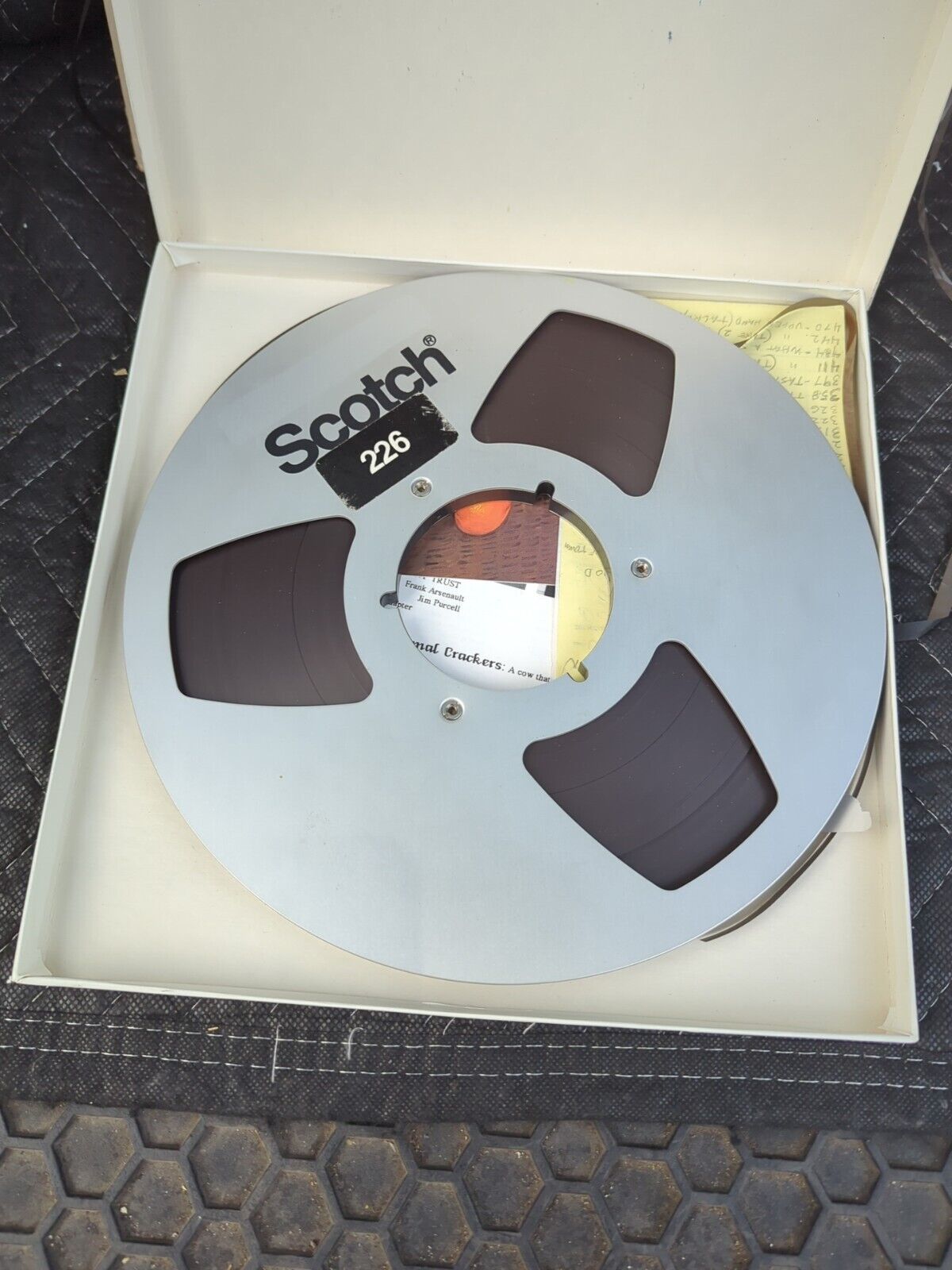 Scotch 3M 10.5" Aluminum Metal Reel to Reel 1/4" Recording Tape Take-Up #6