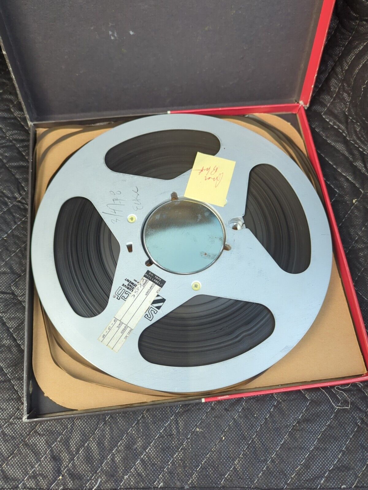 Scotch 3M 10.5" Aluminum Metal Reel to Reel 1/4" Recording Tape Take-Up #8