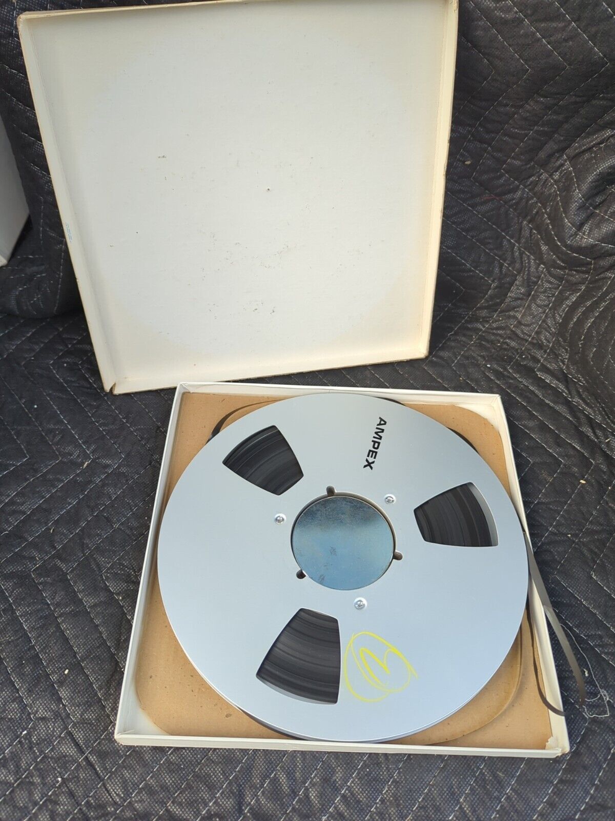 AMPEX take up reel 10.5” METAL  1/4" Reel To Reel Tape #12