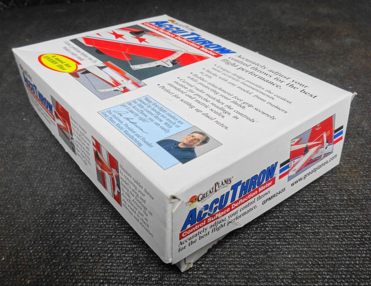 Panel Deflection Meter Great Planes Accu Throw Surface Deflection Meter – ineedths