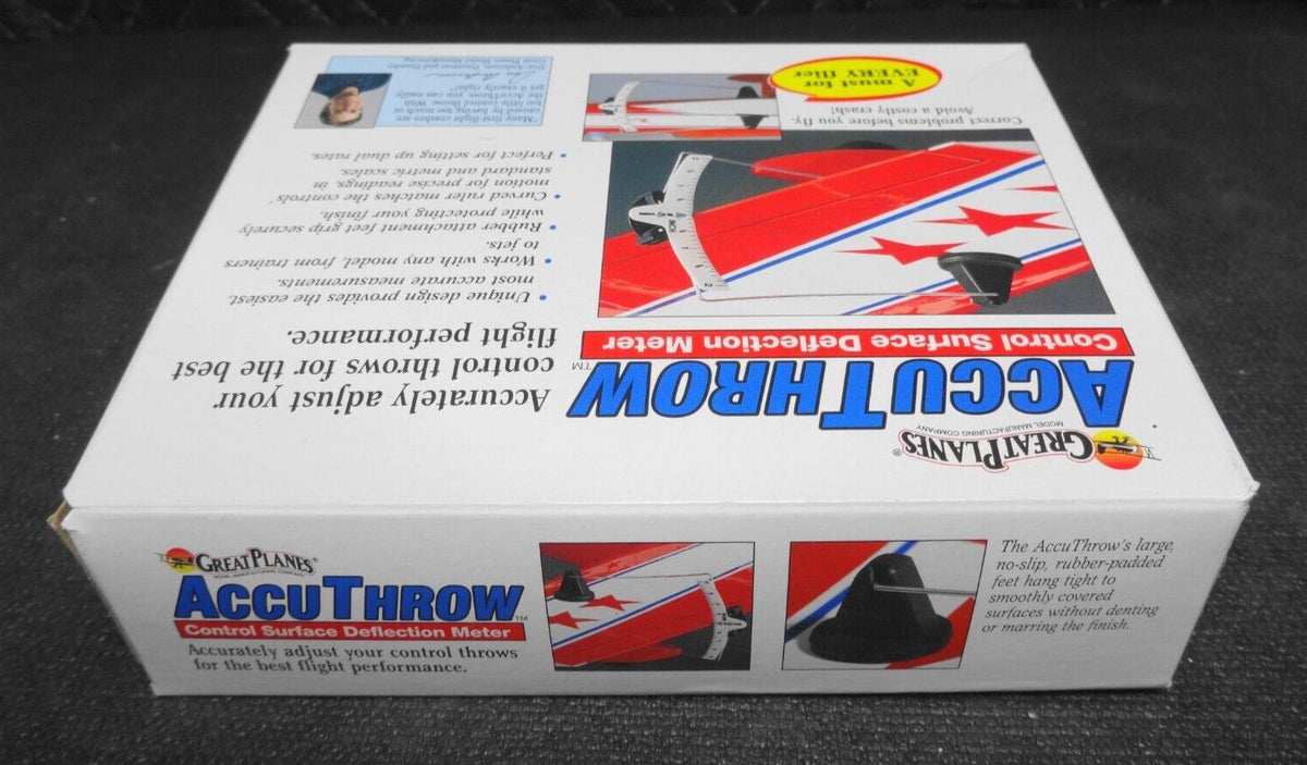Panel Deflection Meter Great Planes Accu Throw Surface Deflection Meter – ineedths