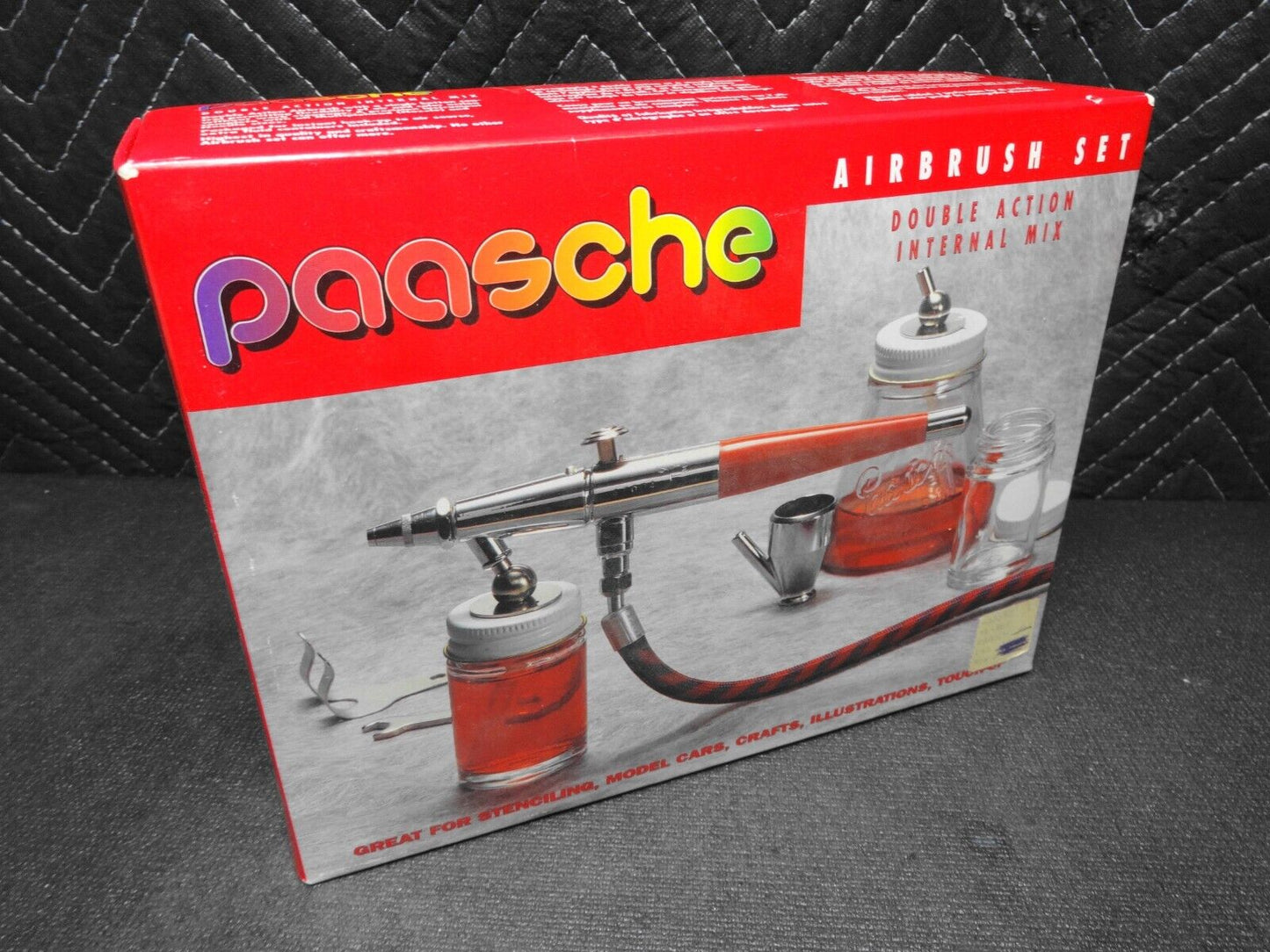 Paasche Double Action Airbrush VL Set w/ a lot of extras - Read Description