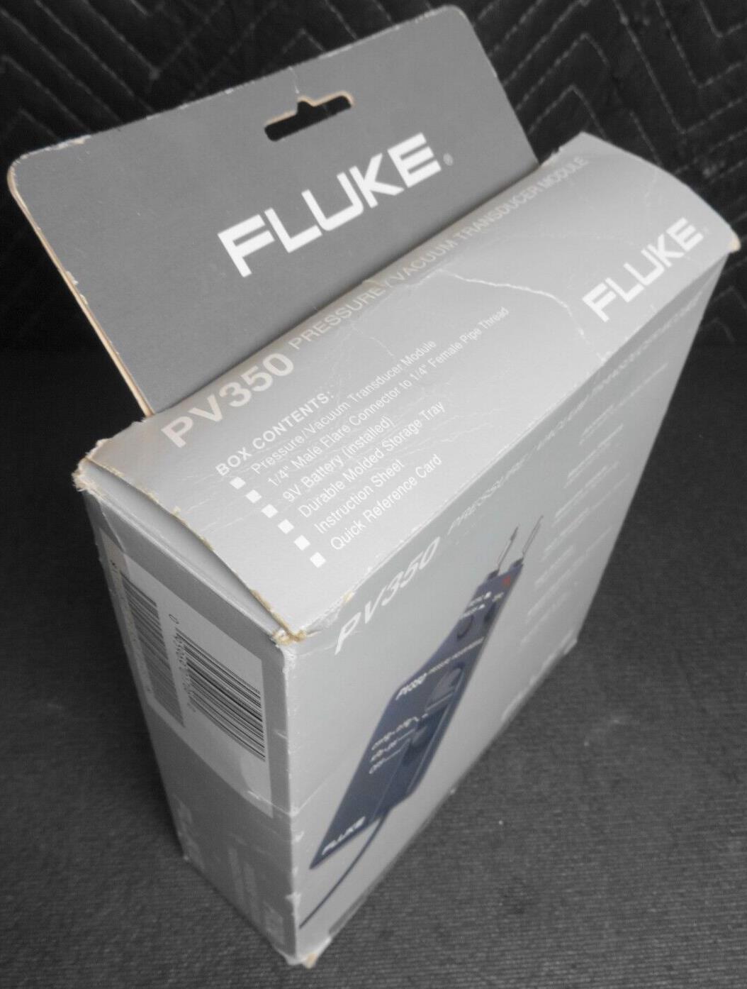 FLUKE  Pressure & Vacuum Transducer Module  # PV 350 w/ Box & Papers