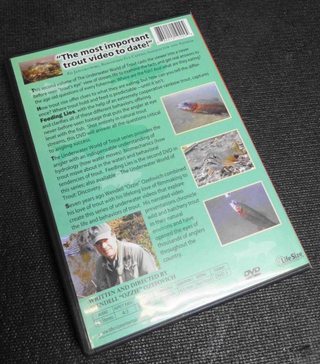 The Underwater World of Trout Volume 2 - Feeding Lies (DVD, 2007)