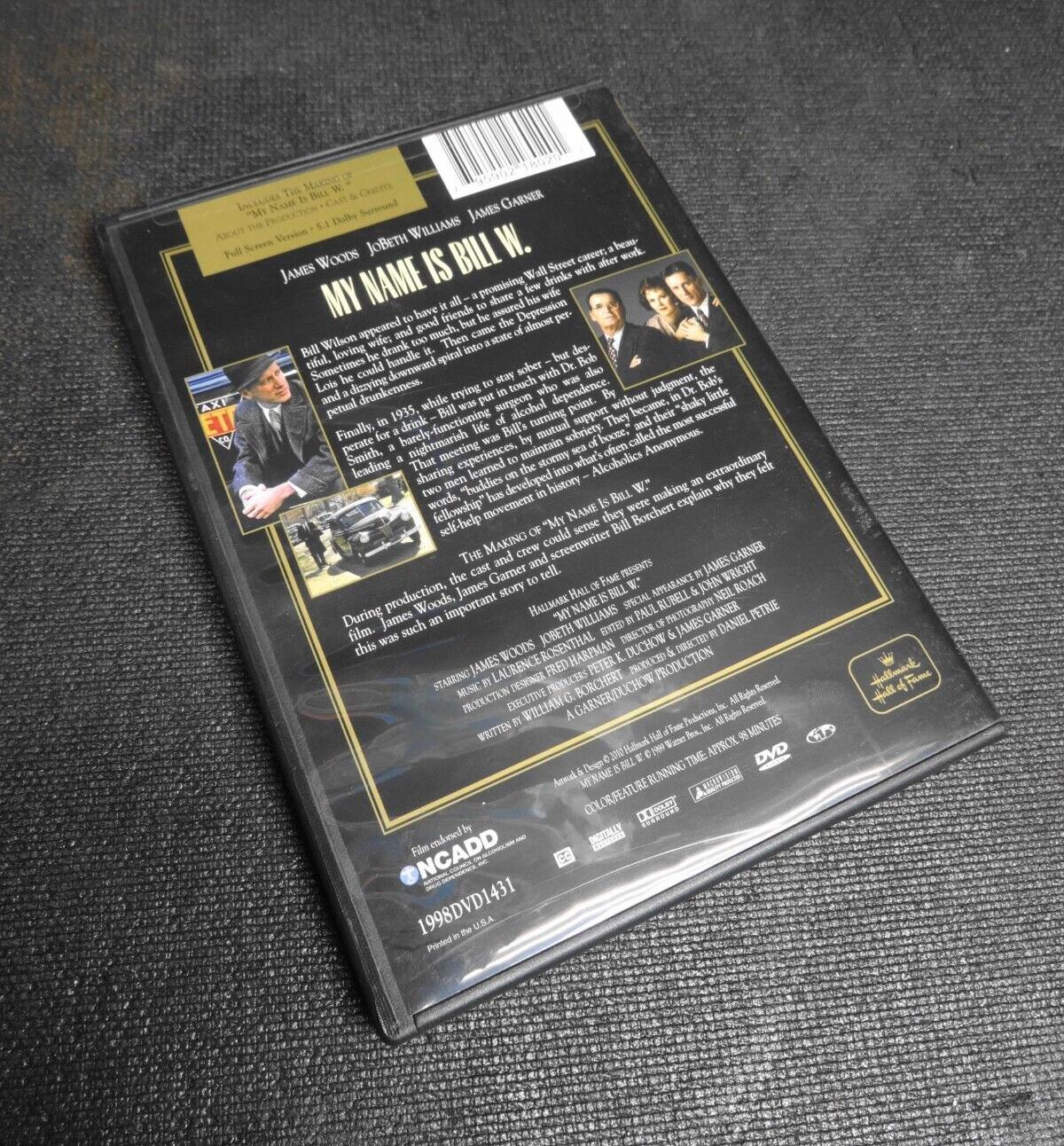 My Name Is Bill W Gold Crown Series 71 Woods Garner Hallmark HOF FS DVD (2010)