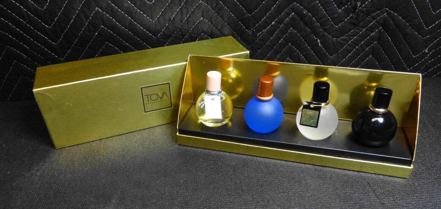 TOVA Beverly Hills Perfume Fragrance Wardrobe - Set of 4x 1oz Fragrances