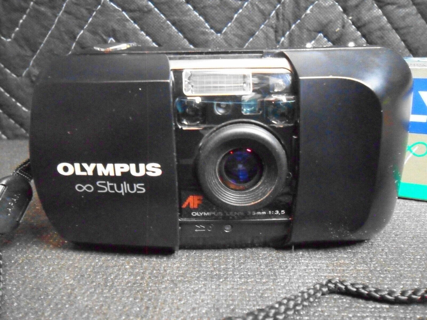 Olympus Infinity Stylus QD 35mm AF Point & Shoot Film Camera 35mm 1:3.5 w/ Box