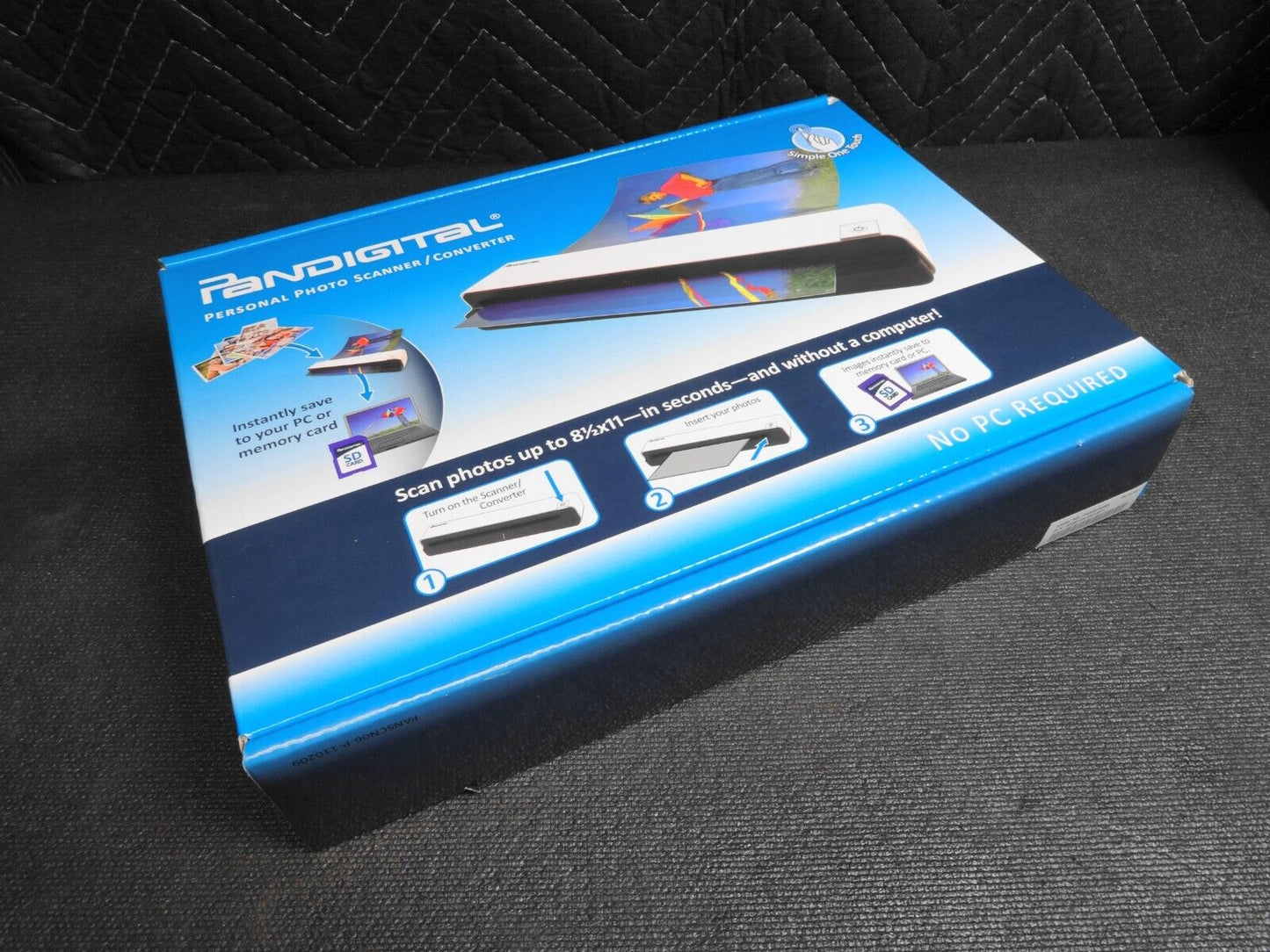 Pandigital Personal Photo Scanner / Converter PANSCN06B ~ New in Box Blue