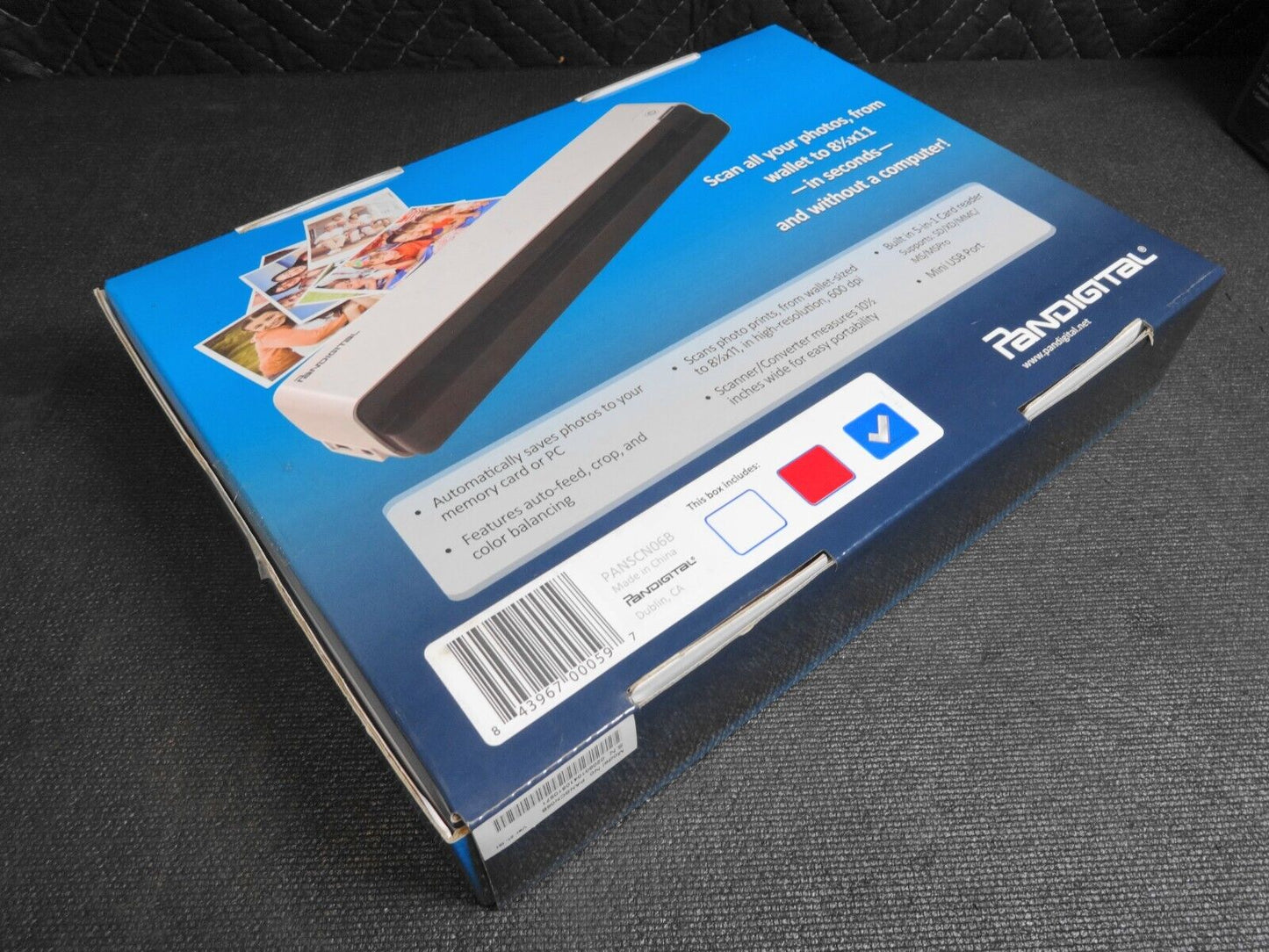 Pandigital Personal Photo Scanner / Converter PANSCN06B ~ New in Box Blue