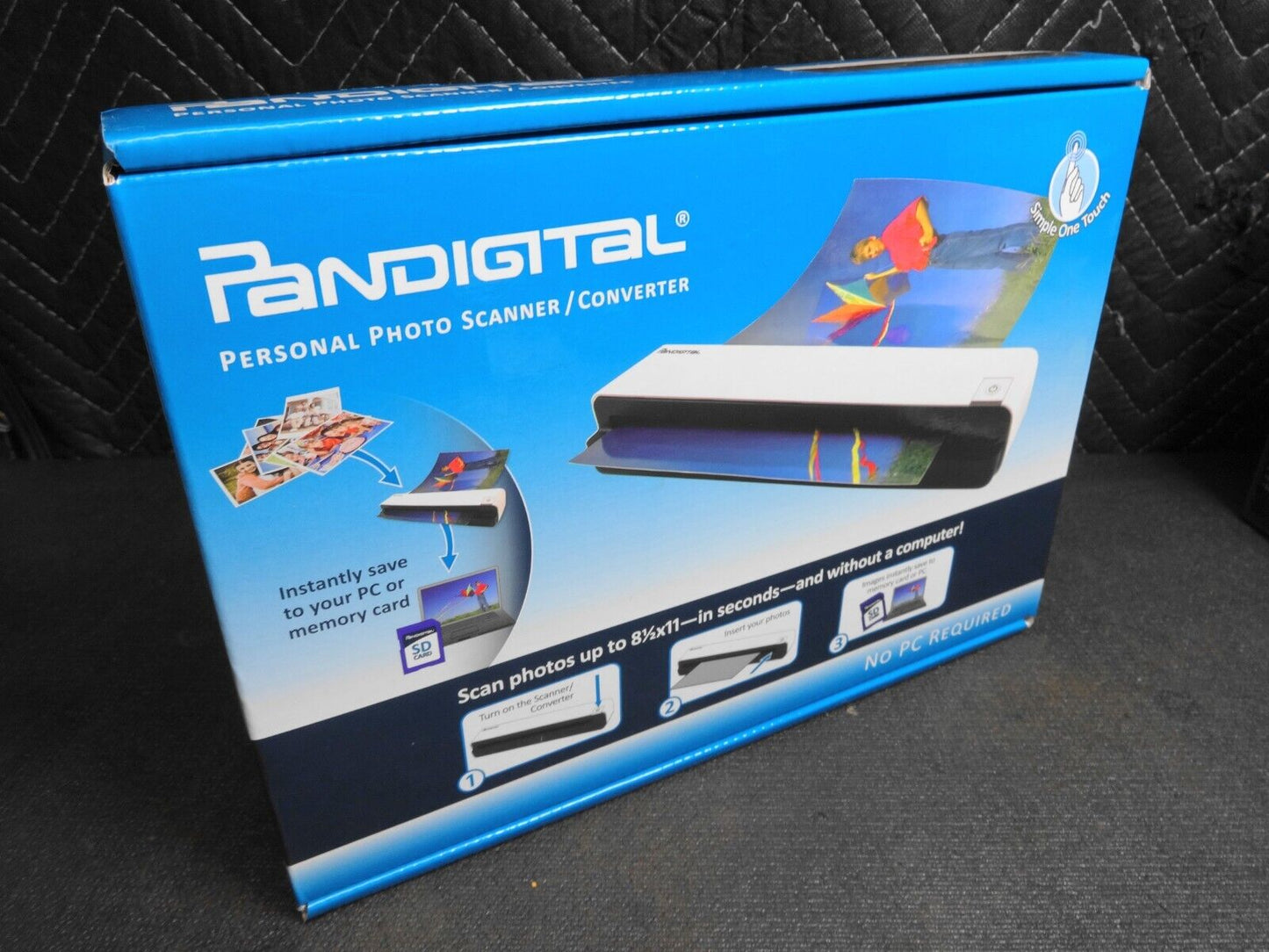 Pandigital Personal Photo Scanner / Converter PANSCN06B ~ New in Box Blue