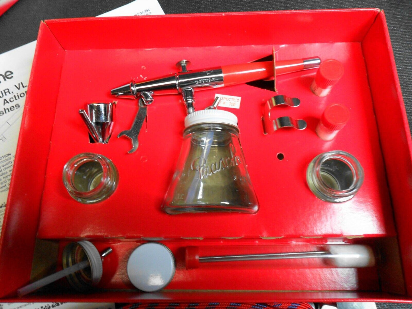 Paasche Double Action Airbrush VL Set - NOS - Complete w/ Papers