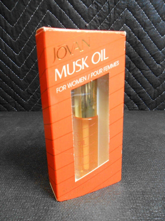 Jovan Musk Oil by Coty 0.33 oz 9.7 ml For Women Vintage New In Box