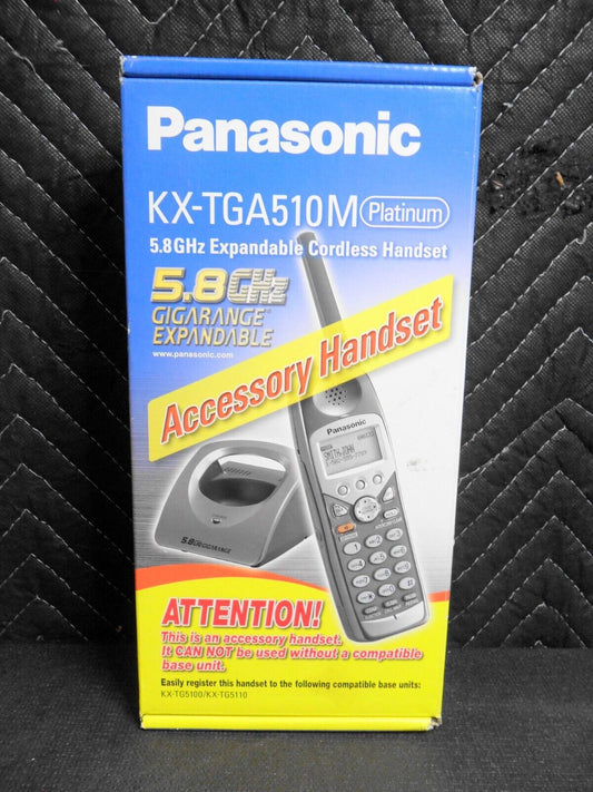 Panasonic KX-TGA510M Platinum 5.8GHz Cordless Handset