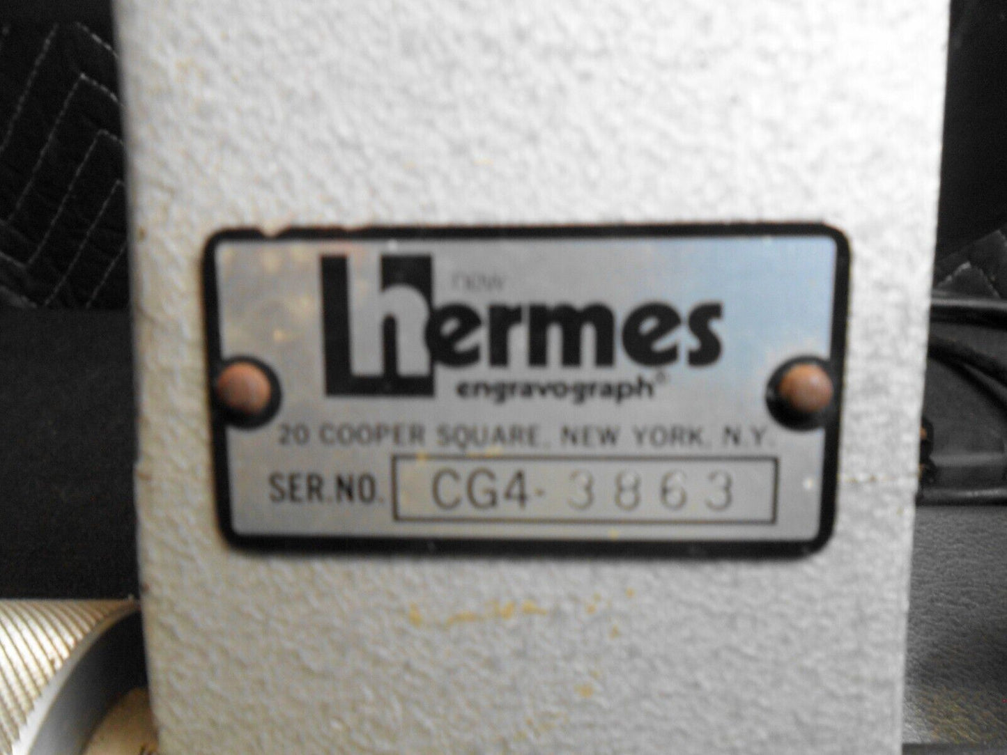 NEW HERMES CG4 - CUTTER GRINDER ENGRAVOGRAPH MACHINE