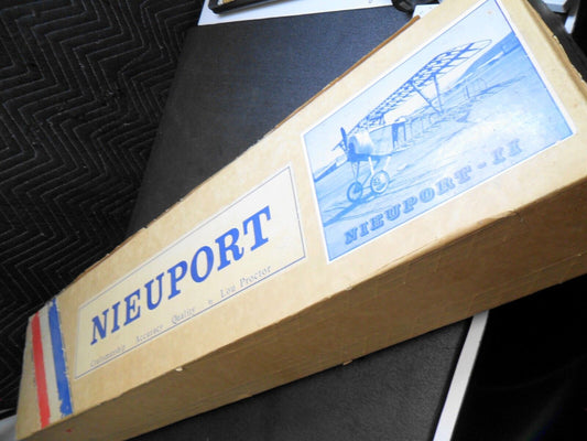 French Nieuport II WWI Fighter Balsa Wood Model Airplane Kit by Lou Proctor #801