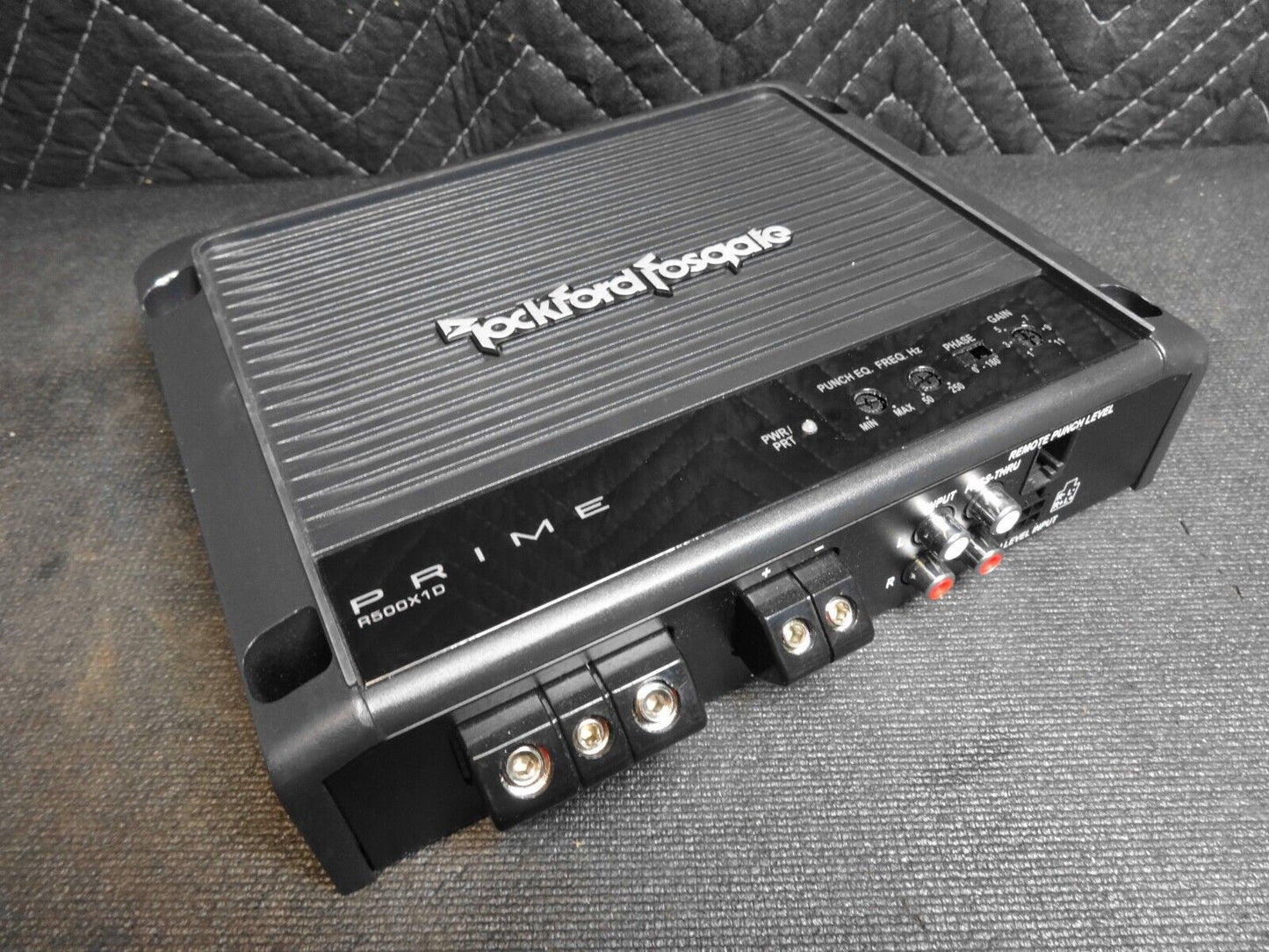 Rockford Fosgate Prime R500X1D 1-Channel Class D Car Mono Amplifier