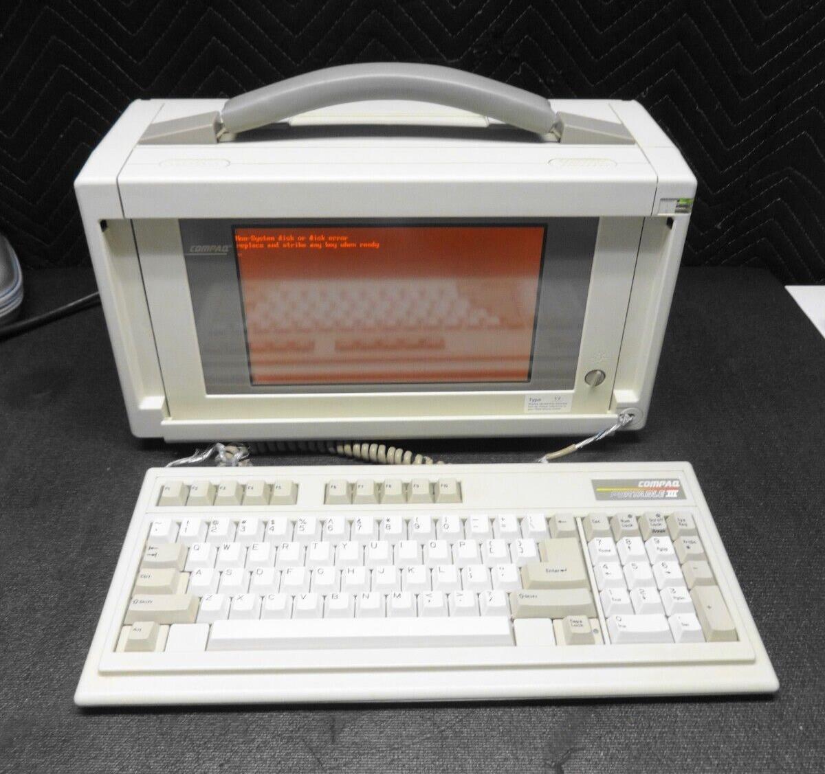 Vintage Compaq Portable III  Computer, Model 2660