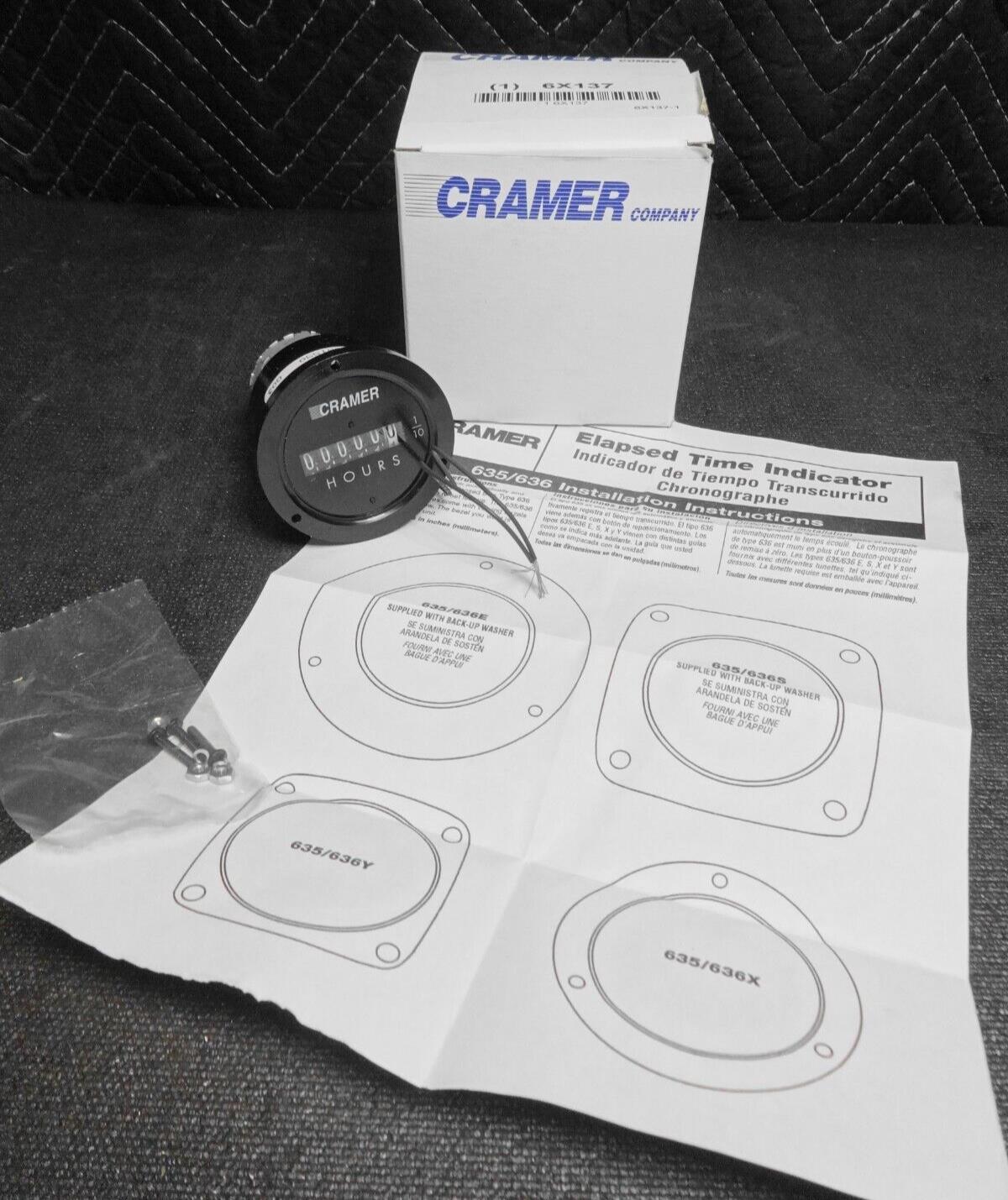 New Cramer Elapsed Time Indicator Model 6X137 635G-AA