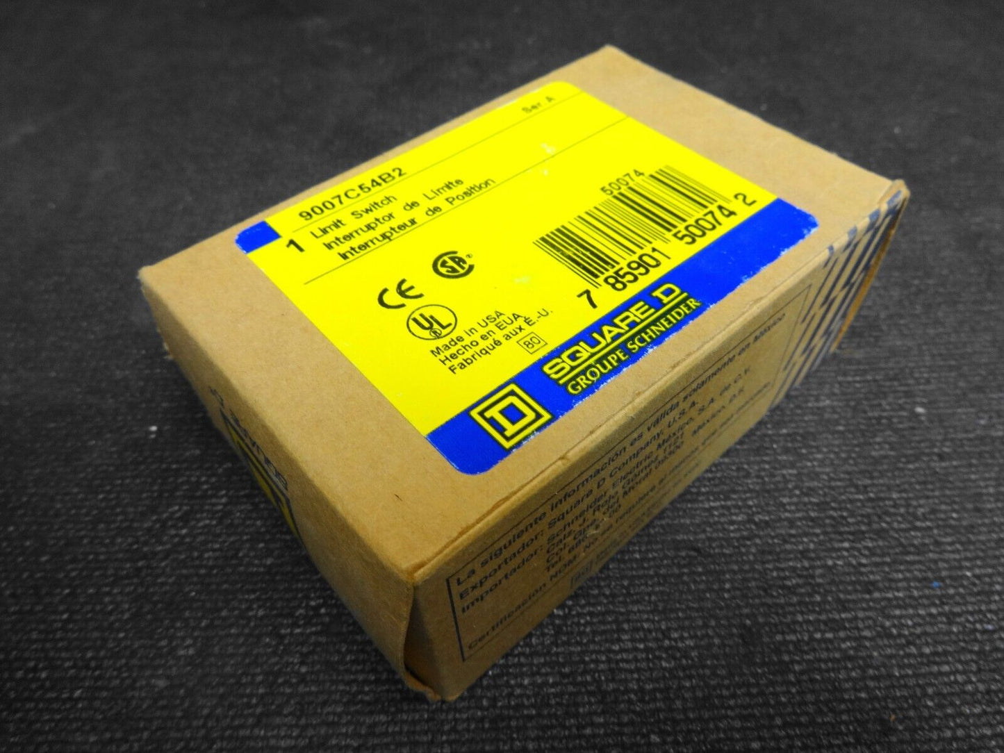 NEW - Square D 9007C54B2 Heavy Duty Limit Switch Unit